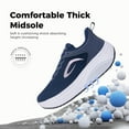 thumbnail image 5 of Artlea Wide Toe Box Women's Walking Shoes with Arch Support Orthotic Plantar Fasciitis Tennis Sneakers for Long Standing, US Size 6-11, 5 of 7