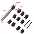 thumbnail image 4 of 13 Pcs Spot Welding Drill Bit, Spot Welding Drill Bit Kit, Sheet Metal Hole Cutter, Panel Separator for Electric Drill, Car Body Welding, 3/8" Drill Bit Tools, 4 of 5