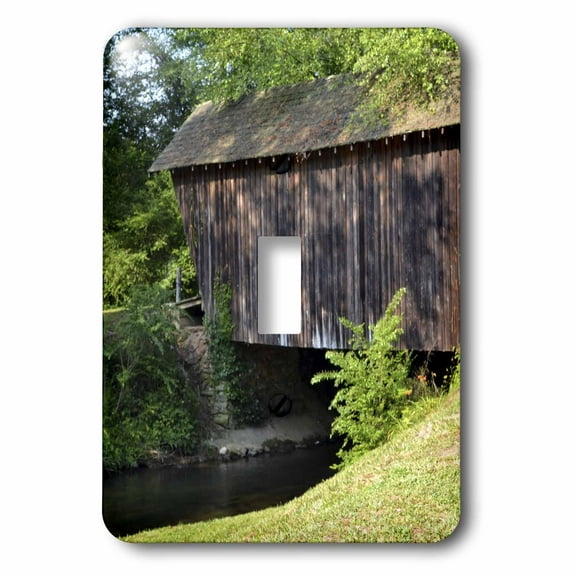 3dRose, North Georgia Covered Bridge, single toggle switch