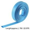 thumbnail image 4 of Uxcell Heat Shrink Tubing Ratio Shrinkable Tube Cable Sleeve 23ft Blue mm 10, 4 of 6