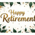 thumbnail image 4 of Happy Retirement Party Banner Backdrop Celebration Background Decorations Photography Props Balloons Cheers Event Supplies Retirement Party, 4 of 4