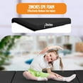 thumbnail image 4 of FDW 4'x8'x2" New Folding Panel Gymnastics Mat, Perfect for Indoor/Outdoor Exercise(Black), 4 of 7