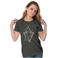 thumbnail image 3 of Triangle Whale Symbolic Spirit Animal Womens Fitted Plus Size Graphic Tee Brisco Brands 2X, 3 of 4