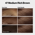 thumbnail image 4 of Revlon ColorSilk Beautiful Color Permanent Hair Color 3 Pack, 047 Medium Rich Brown 3 Pack, 4 of 11