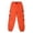 Orange, variant on UJNDER Girl's High Waisted Drawstring Loose Fit Joggers with Pockets for Street Dance Cargo Sweatpants,Orange,7-8 Years