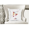 thumbnail image 4 of Ambesonne Colorful Throw Pillow Cover 2 Pack, Glass Bird Vines, 20", Multicolor, 4 of 6