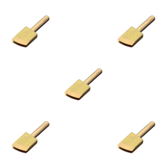Kenally Máquina de sellado portátil con punta de para soldar de latón eléctrico, herramientas de marca tipo 7 Type2 NO2