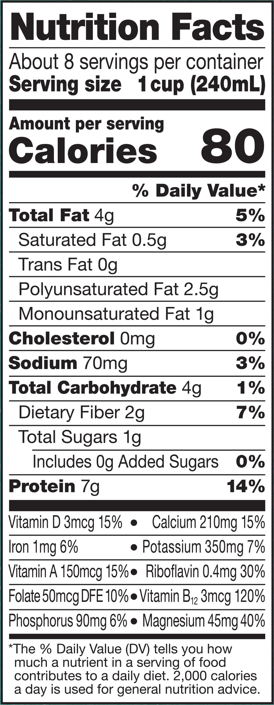 Featured image of post Steps to Make Silk Vanilla Soy Milk Nutrition Facts