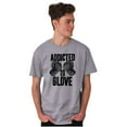 thumbnail image 4 of Addicted to Glove Fighter Athlete Men's Graphic T Shirt Tees Brisco Brands M, 4 of 4