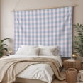 thumbnail image 3 of Purple Tapestry for Bedroom Wall Hanging Tapestry, Grid Checkered Plaid Gingham Lattice Trellis Ceiling Backdrop Tapestries Poster Blanket Wall Decor for Teens Room Living Room Dorm 39" x 59", 3 of 8