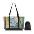 thumbnail image 7 of FORMRS Canvas Laptop Tote Bag for Women with 15.6" Computer Compartments Shoulder Handbag, Ocean Boat, 7 of 7