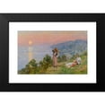 thumbnail image 2 of Vincenzo Migliaro 14x11 Black Modern Framed Museum Art Print Titled - Sunset in Spring, 2 of 5