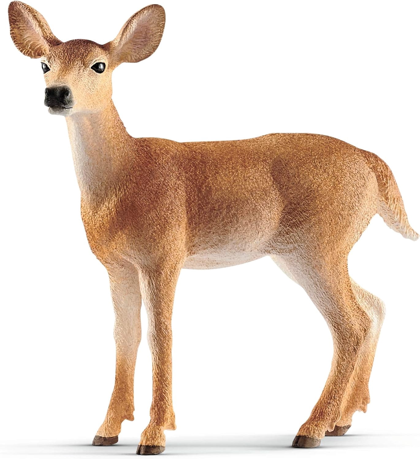 Schleich Wild Life -White-Tailed Doe Deer Figurine - Forest Animal Figures for Boys and Girls - Kids Ages 3+
