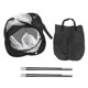 thumbnail image 1 of Filet d'entraînement de golf professionnel portable pour débutants (noir et blanc), 1 of 4