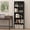 Black, variant on POWERSTONE Wood Bookshelf, 67" 5-Shelf Tall Bookcase Large Open Storage Locker Cabinet for Home Office, Living Room (White,225LBS)