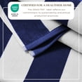 thumbnail image 2 of 100% Cotton Cabana Striped Beach & Pool Towels (4 Pack - 30" x 60", Navy), 2 of 6