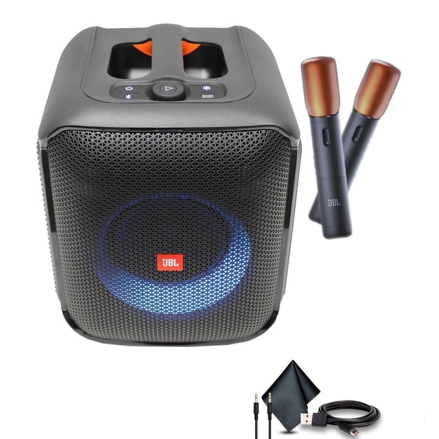 Parlante JBL Partybox Encore 100W resistente a salpicaduras con 2 micrófonos