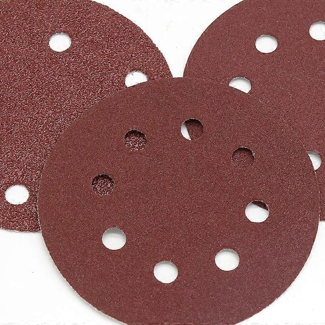 50 x 180mm 240 Grit Sanding Discs - 180mm Discs - 8 Holes - Wall Sander Sandpaper