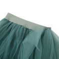 thumbnail image 7 of KelaJuan Women Layered Skirt, High-Waist Half-Dress, Feast A-Line Puff Mesh Front Split Princess Skirt, 7 of 7