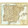 thumbnail image 3 of Robert 13x12 Black Modern Framed Museum Art Print Titled - Spain Portugal - Robert 1748, 3 of 5