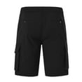thumbnail image 6 of Men's Hiking Cargo Shorts Outdoor Travel Shorts for Men with Multi Pocket for Fishing Camping Casual Golf Black 34, 6 of 8
