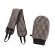 thumbnail image 5 of 2 guantes de ducha para fregar la espalda, ideales para usar en casa o para viajes. gris oscuro, 5 of 9