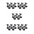 thumbnail image 1 of xinxixnxx 1/2/3/5 Premium Bass Part String Tuning Peg Tuner Bouton de Tête de Machine Scellé Noir 2 Gauche 3 Droite 5PCS, 1 of 6