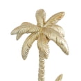 thumbnail image 5 of 7" x 16" Gold Polyresin Palm Tree Sculpture, by DecMode, 5 of 11