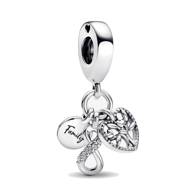 Charms Pandora Plata 925 Corazón Nuevo 2023 Encantos Amor Familia Pulsera Colgante Encanto Joyería