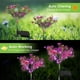 thumbnail image 4 of Luces solares decorativas para jardín al aire libre, paquete de 2 luces de flores de Phalaenopsis con energía solar, 4 of 6