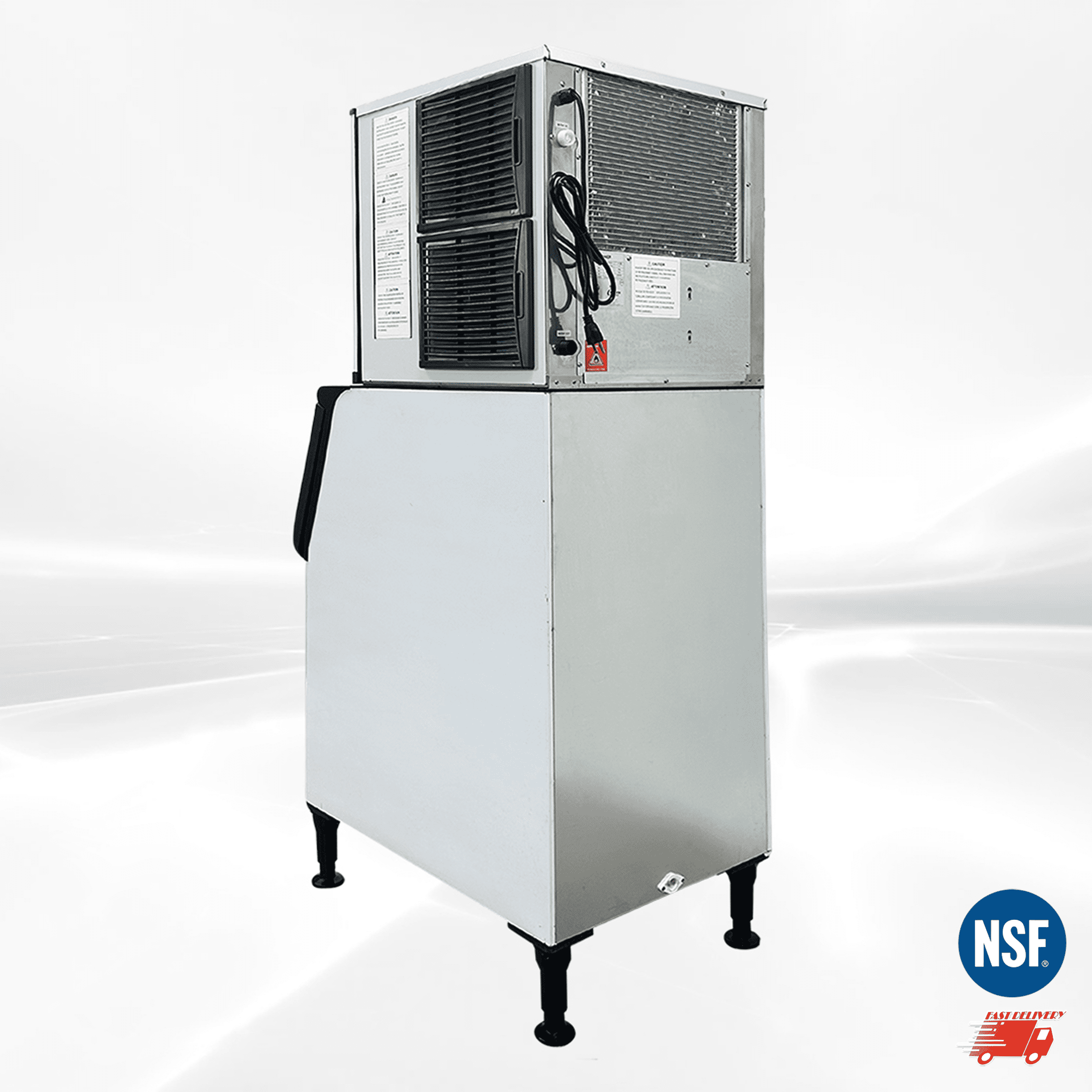 Cooler Depot NSF 350 lb Commercial Ice Maker Machine, Split Design with Touch Screen, Model TF350