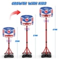 thumbnail image 3 of Canasta de baloncesto para niños EagleStone con soporte ajustable con bolsa de arena, 3 of 9