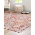 thumbnail image 3 of Rugs.com Lola Collection Rug – 3' x 5' Brick Red Medium Rug Perfect For Entryways, Kitchens, Breakfast Nooks, Accent Pieces, 3 of 9