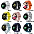 thumbnail image 2 of ALMNVO Band Compatible with Samsung Galaxy Watch 4 40mm 44mm/Classic 42mm 46mm/Active 2 40mm 44mm Bands , 20mm Silicone Sport Strap Wristbands Replacement for Galaxy Watch 42mm/Watch 3 41mm, 2 of 8