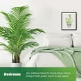 thumbnail image 7 of Scidweet 2 Pack Artificial Palm Tree, 4 ft Greenery Fake Palm Tree Pot Plants for Home Office Indoor Outdoor Decor, 7 of 7