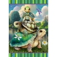 thumbnail image 2 of Briarwood Lane Turtle Trio House Flag, 2 of 8