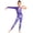 Heart, variant on Kids One Shoulder Long Sleeve Gymnastics Unitard Training Dance Sparkle Yoga Full Length Leotard Leopard 10