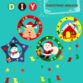 thumbnail image 3 of Guirnaldas navideñas DIY, guirnalda artística de tela, jardín de infantes, estilo Rural de EE. UU., aleatorio Tmvgtek juguetes de los niños, 3 of 9