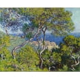thumbnail image 2 of Monet, Claude 14x12 Black Ornate Wood Framed with Double Matting Museum Art Print Titled - Bordighera, 2 of 4