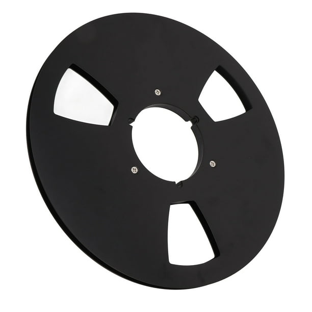 Black)1/4 5 Inch Empty Tape Reel For Reel To Reel Tape Players 3 Hole  Aluminum