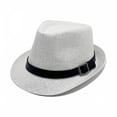 thumbnail image 2 of LNZGNM Men's Sun Hat, Wide Brim Sun Protection, Breathable and Cool for Beach Days, Gardening, and Summer Outings, Simple to Care for,White(One Size), 2 of 3