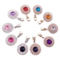 thumbnail image 4 of 10 Uds. de colgantes de diamantes de imitación, botones de diamantes de imitación, accesorios de aleación, broche de 24mm, adornos para perfecl Broche Botones, 4 of 8