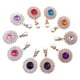 thumbnail image 4 of 10x Colgantes Redondos de Diamantes de Imitación Adornos de Costura Broche para Bolsas de Bricolaje, 4 of 8