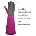 thumbnail image 4 of Long Sleeve Leather Gardening Gloves,Rose Pruning Floral Gauntlet Garden Gloves For Women and Men, 4 of 8