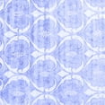 thumbnail image 1 of Ahgly Company Machine Washable Indoor Square Abstract Blue Contemporary Area Rugs, 3' Square, 1 of 4