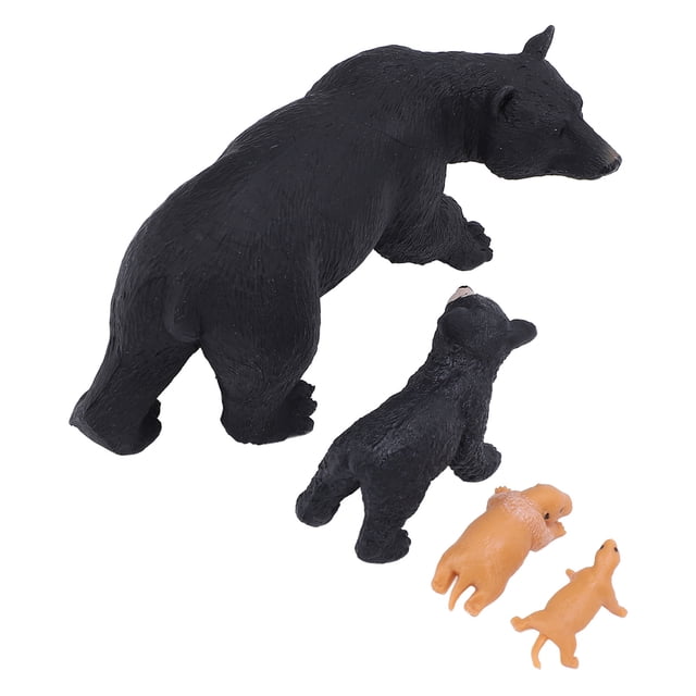 Toy de Modelo de Ciclo de Crecimiento delito, Figuras de Ciclo de Vida de Osos Negros Biológicos Juguetes Realesistas para el Aprendizaje