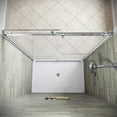 thumbnail image 4 of Tanaro 60" x 76" Semi-Frameless Sliding Shower Door with CrystalTech Treated 5/16" Tempered, Clear Glass, Polished Chrome Hardware, SKU: DSD-3416-224-CH, 4 of 4