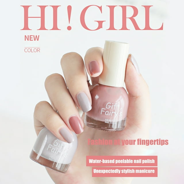 10ml Nail Polish Baking-Free Water-Based Multiple Colors Matte Solid Color Hybrid Varnish Manicure Lacquer for Female