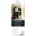 Mainstays 6Cube Storage Organizer, Black