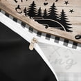 thumbnail image 4 of Catabedysis Plaid Camping Bedding,Camper Silhouette Print Duvet Cover Full For Boys,Multicolor,Black Reversible,3-Piece,1 Duvet Cover and 2 Pillowcases, 4 of 6